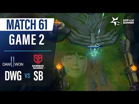 DWG vs SB | Match61 Game2 H/L | 2019 LCK Summer