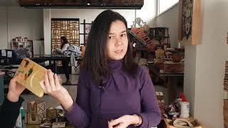 Değişik bir hediye önerisi. Ahşap çay kahve sunumları.