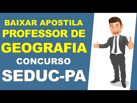 BAIXAR Apostila PROFESSOR GEOGRAFIA Concurso SEDUC PA