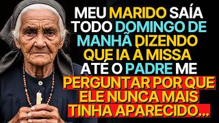 MEU MARIDO SAÍA TODO DOMINGO DIZENDO QUE IA À MISSA. O PADRE PERGUNTOU POR QUE ELE PAROU DE IR...