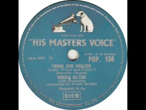 UK New Entry 1956 (23) Ronnie Hilton - Young And Foolish