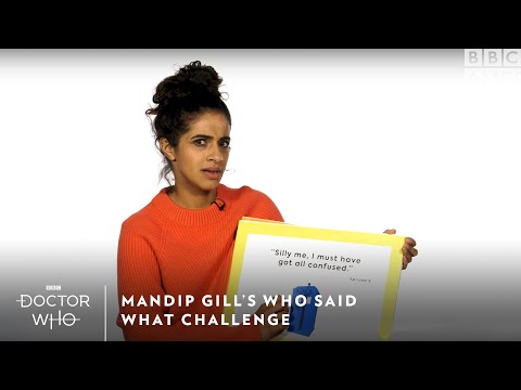 Mandip Gill's Who Said What Challenge | Doctor Who | Sundays at 8pm | BBC America
