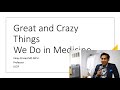 Great and Crazy Things We Do in Med | LIVE TALK | Cancer drugs | Boosters | And More