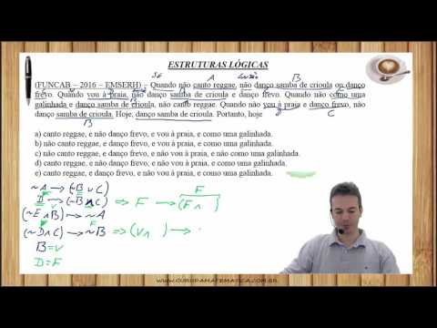 0837 - FUNCAB - ESTRUTURAS LÓGICAS