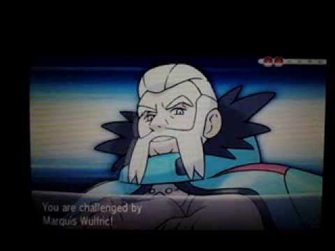 Pokemon X and Y: Gym leader Wulfric rematch