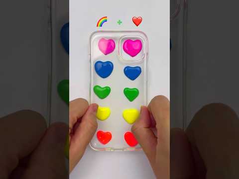 Rainbow Love Heart🌈❤️ #satisfying #love #heart #rainbow #couple #lgbtqia #lgbt #art #satisfyingart