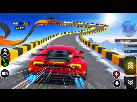 Police Flying Car - Crazy Car Stunt: Ramp Car Game - Android Gameplay 