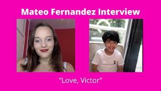 Mateo Fernandez Talks Hulu's Love, Victor and more! video
