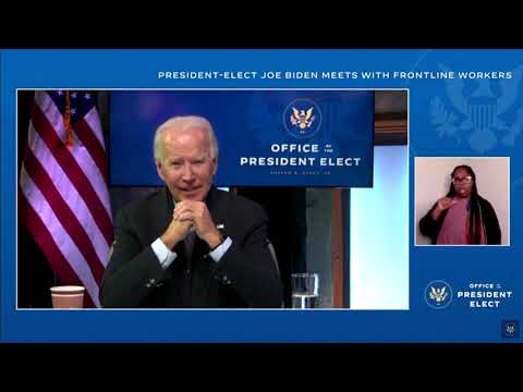 拜登警告40萬COVID死亡，呼籲GSA採取行動。 (Biden warns of 400,000 COVID deaths, calls on GSA to act)