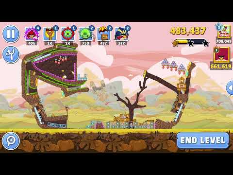 Angry Birds Friends Level 7 Tournament 1621 three stars NO POWER-UP walkthrough 2025-09-29
