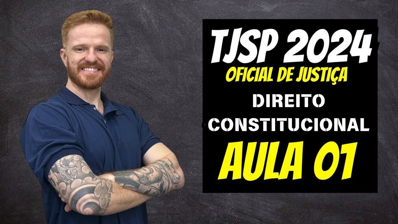 TJSP - OFICIAL DE JUSTIÇA - DIREITO CONSTITUCIONAL - ARTIGO POR ARTIGO