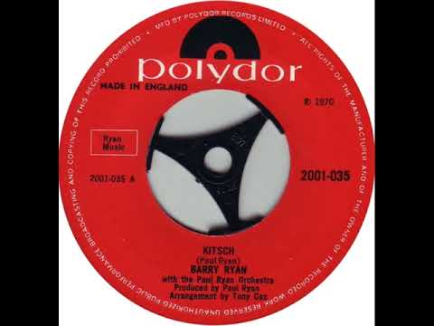 UK New Entry 1970 (99) Barry Ryan with The Paul Ryan Orchestra - Kitsch
