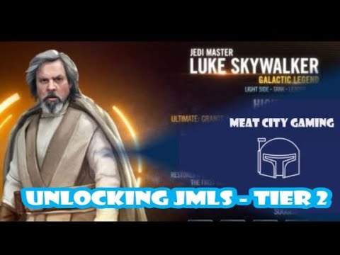 SWGOH // Unlocking Jedi Master Luke Skywalker - The Journey's End - Tier 2