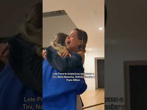 Lele Pons le anuncia su embarazo a Tini, Anitta, Greeicy, Natti Natasha y Paris Hilton 🥰