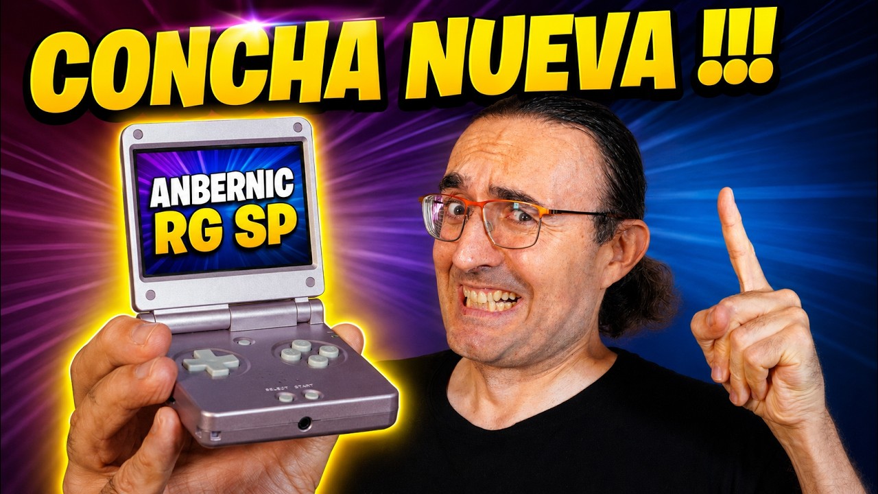 ANBERNIC RG SP la NUEVA GAMEBOY ADVANCE SP emuladora de 2026