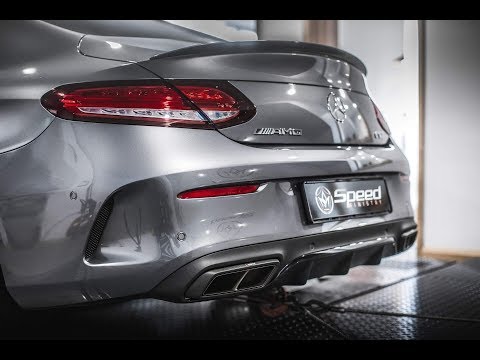 Mercedes AMG C63 Akrapovic Install + Burnout at Speed Ministry