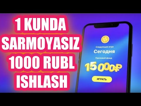 Telefonda o'yin o'ynab pul ishlash - Internetda pul ishlash