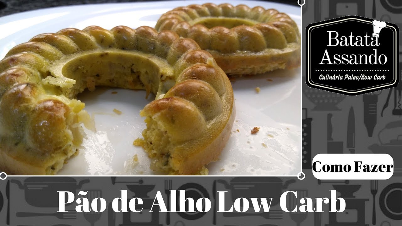 Watch Now Como Fazer Pão de Alho Low Carb | Batata Assando Como Fazer Pão de Alho Low Carb | Batata Assando