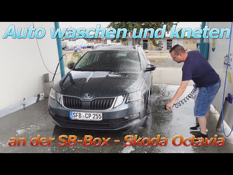 Autolack kneten an der SB-Box? Auto waschen Skoda Octavia und wir testen Knetwerkzeuge für Euch