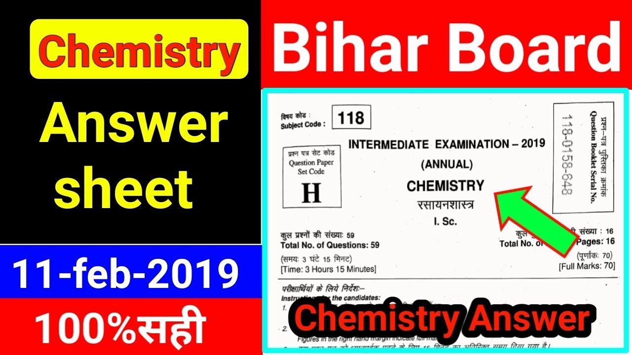 Watch video Chemistry class 12 question paper 2019 with answers || Chemistry Answer key Now Chemistry class 12 question paper 2019 with answers || Chemistry Answer key