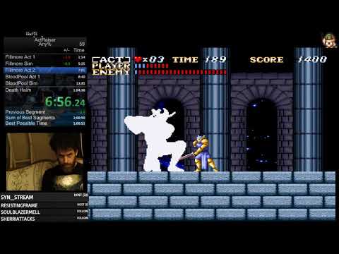 ActRaiser any% speedrun in 1:04:05 (Normal Mode)