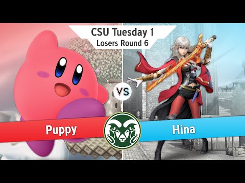 Puppy(Kirby) Vs Hina(Byleth, Bayonetta) - Losers Round 6 - CSU Tuesday 1