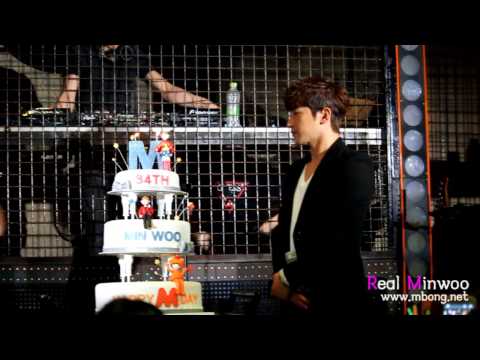 120729 신화 이민우(Shinhwa Minwoo) 케이크 영상