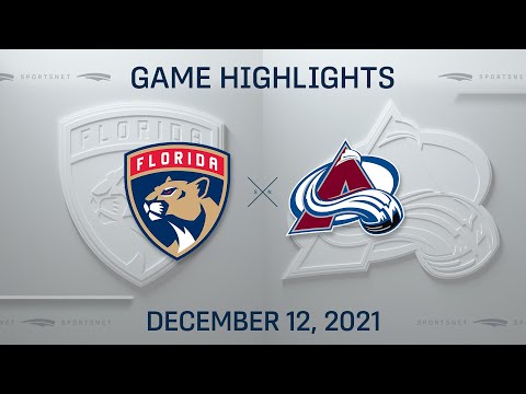 NHL Highlights | Panthers vs. Avalanche - Dec. 12, 2021