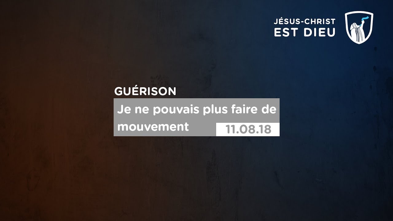 Thumbnail of video: Guérison : Je ne pouvais plus faire de mouvement  - Niort