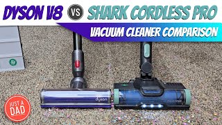 Dyson V8 vs Shark Pro Cordless IZ631H Vacuum Cleaner Who Win