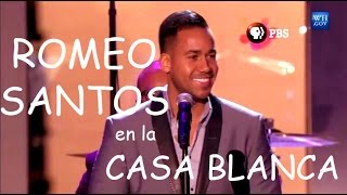 Romeo Santos cantando &quot;Jose&quot; en la Casa Blanca 2014 Oficial
