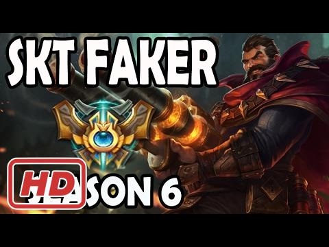 SKT T1 Faker Graves vs Jhin ADC Ranked Challenger Korea