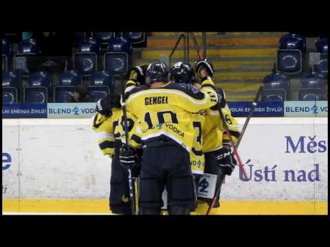 HC Slovan Ústí nad Labem - SK Horácká Slavia Třebíč 4:1 / 7.1.2016 Zimní stadion Ústí nad Labem