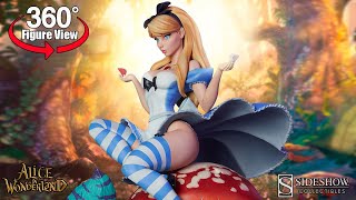 J. Scott Campbell Alice in Wonderland Statue by Sideshow Collectibles 360° View
