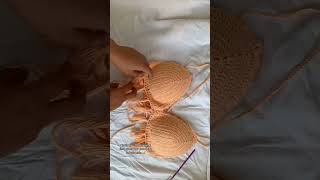 Brasier Tejido a Crochet. Facil y Rapido