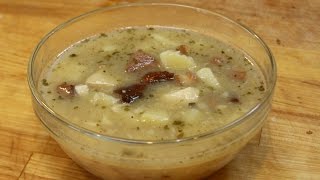 Czeska zupa czosnkowa, Česnečka - Česneková polévka - Czeska Kuchnia