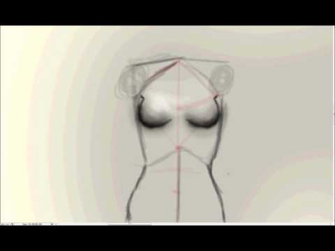 drawing tutorial episode2: breasts(front view)