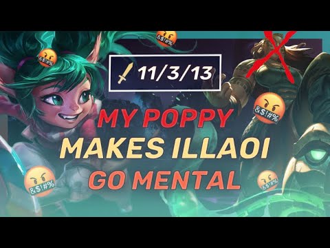 Illaoi gets OBLITERATED By Rank #1 Poppy - League Of Legends