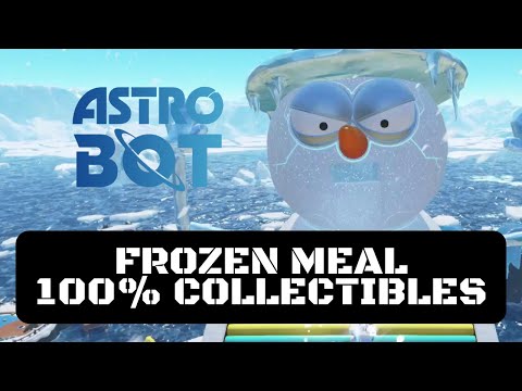 Astro Bot Frozen Meal 100% Collectibles Guide | (Feather Cluster) Full Completion