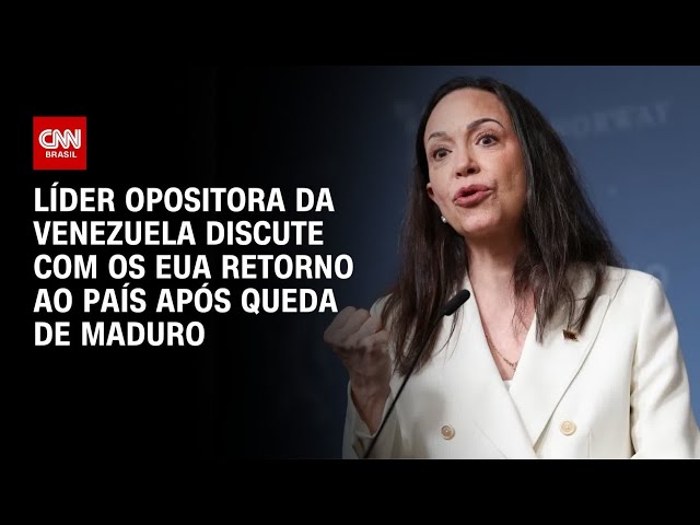 Corina diz que discute com os EUA retorno à Venezuela | CNN PRIME TIME