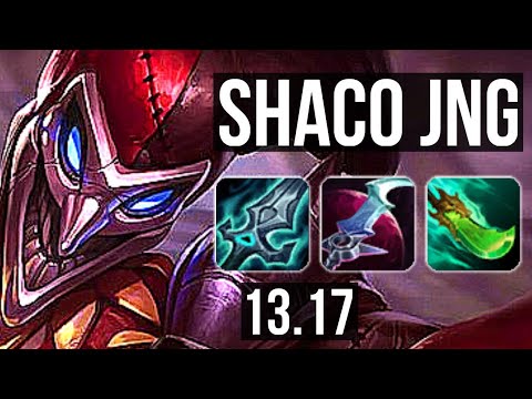 SHACO vs KARTHUS (JNG) | Quadra, Legendary, 20/3/3, 1.1M mastery, 300+ games | EUW Master | 13.17