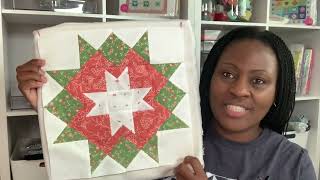 Fat Quarter Shop 2025:  Designer Mystery Block of the month Block 1