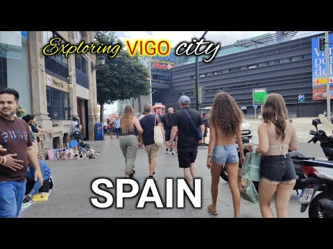 Exploring The Beautiful City In Spain | Vigo City walk | Vigo City Spain | Vigo Spain | #4k #vlog 