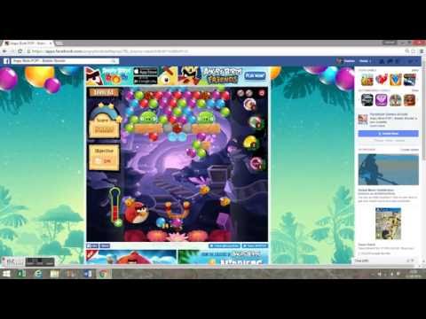 Angry Birds POP! on Facebook - Level 61 Walkthrough