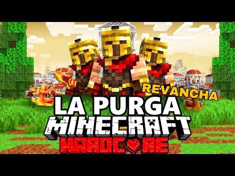 100 Jugadores Simulan una Purga Antigua en Minecraft…REVANCHA!