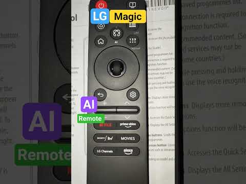 2025 LG AI - 4K UHD LED TV Remote Model MR25GA #Part2