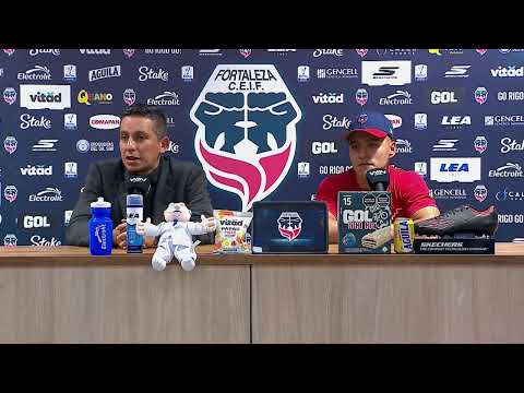 Rueda de prensa de Fortaleza tras su partido con Santa Fe