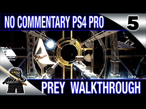 PREY Walkthrough No Commentary Part 5 2017 PREY (PS4 Pro) - Zero Gravity & Q-Beam Gun