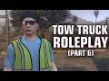 GTAV FiveM Civilian Tow Truck Roleplay Silver Lining Roleplay Part 6