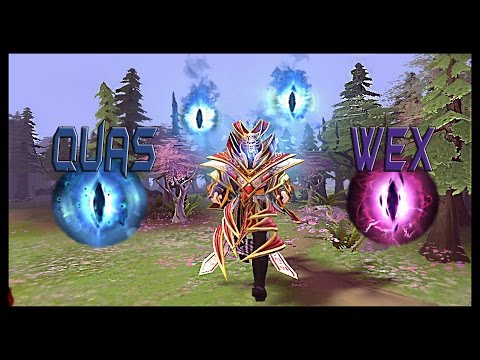 QW INVOKER - Монтаж - Dota 2